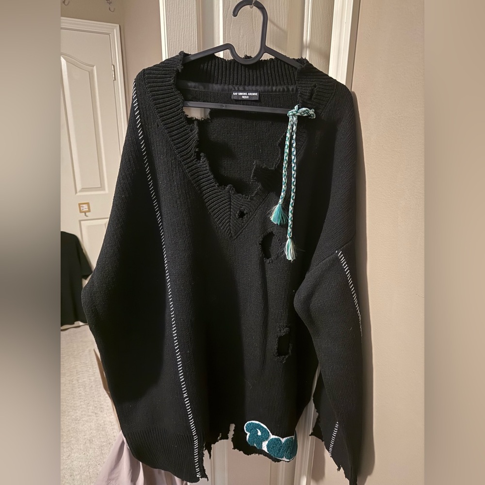 Raf Simons Black Knit Sweater